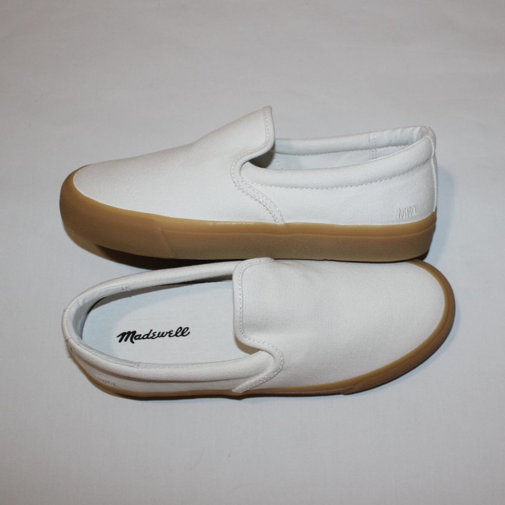 MADEWELL SIDEWALK RECYCLED SLIP ON CANVAS SNEAKER - Picture 6 of 7